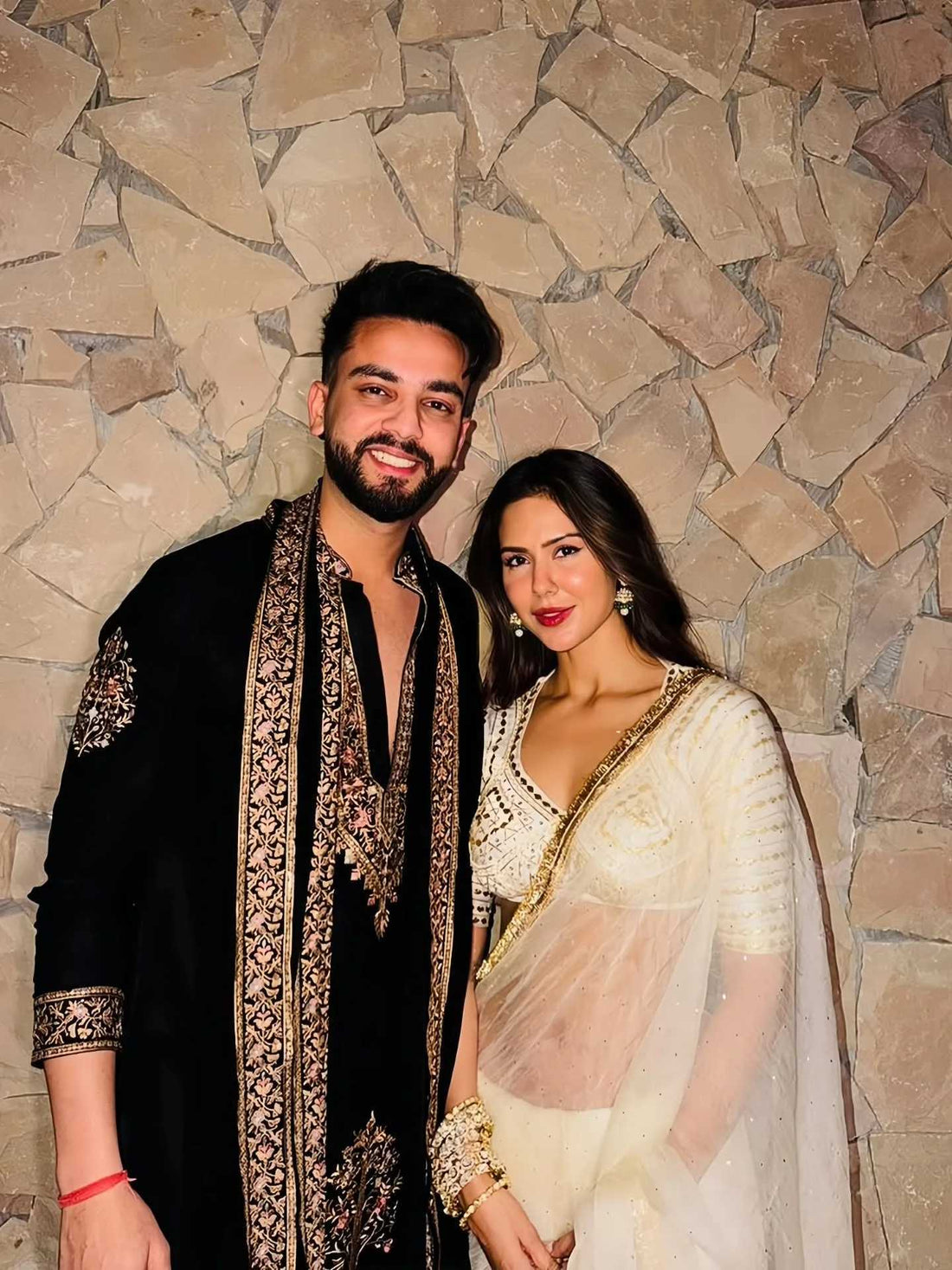 Elvish Yadav Crafted Georgette Black kurta pajama with dupatta