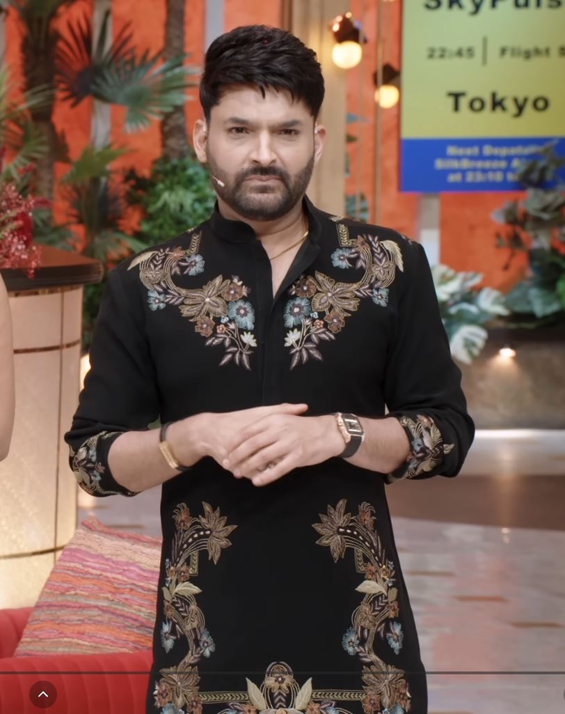 Kapil Sharma Signature Kurta pajama with Embroidery