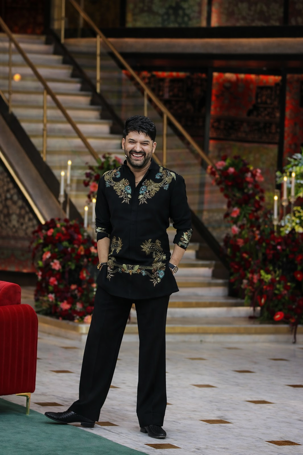 Kapil Sharma Signature Kurta pajama with Embroidery