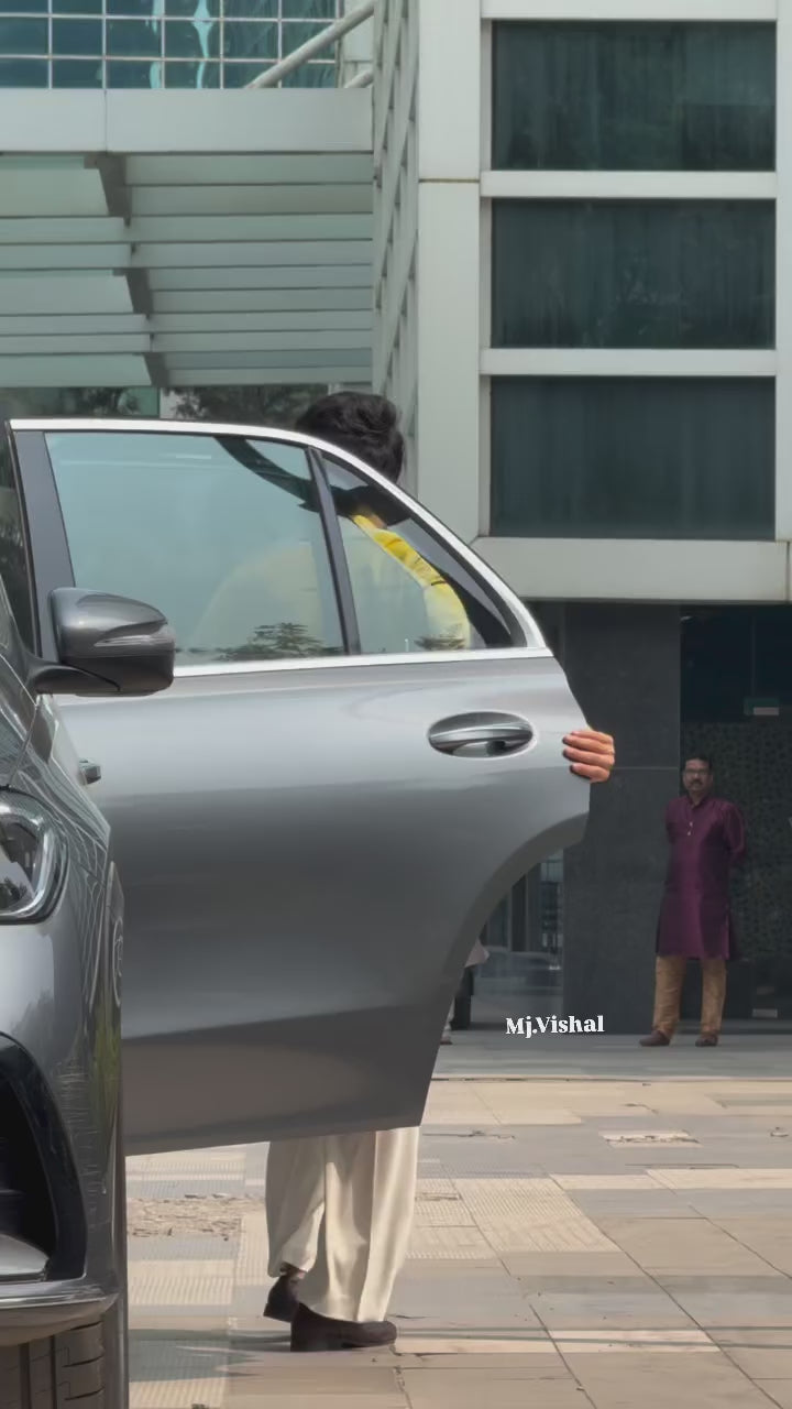 Yellow Mustard Parrot Chanderi Kurta Set